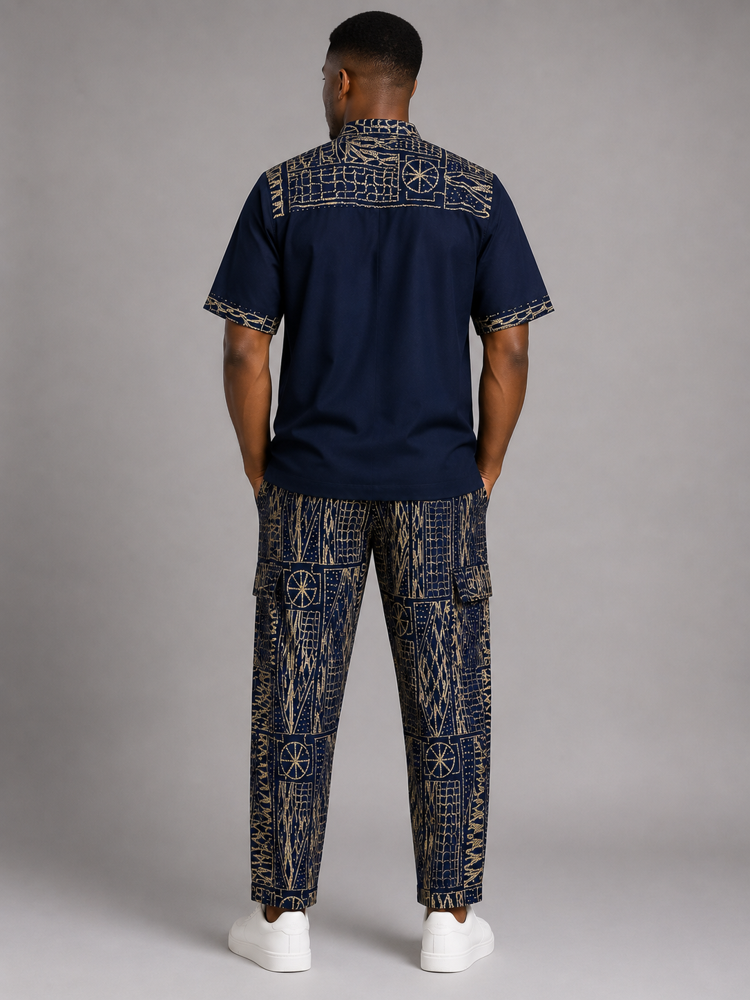 Kona Heritage Men's African Print Set