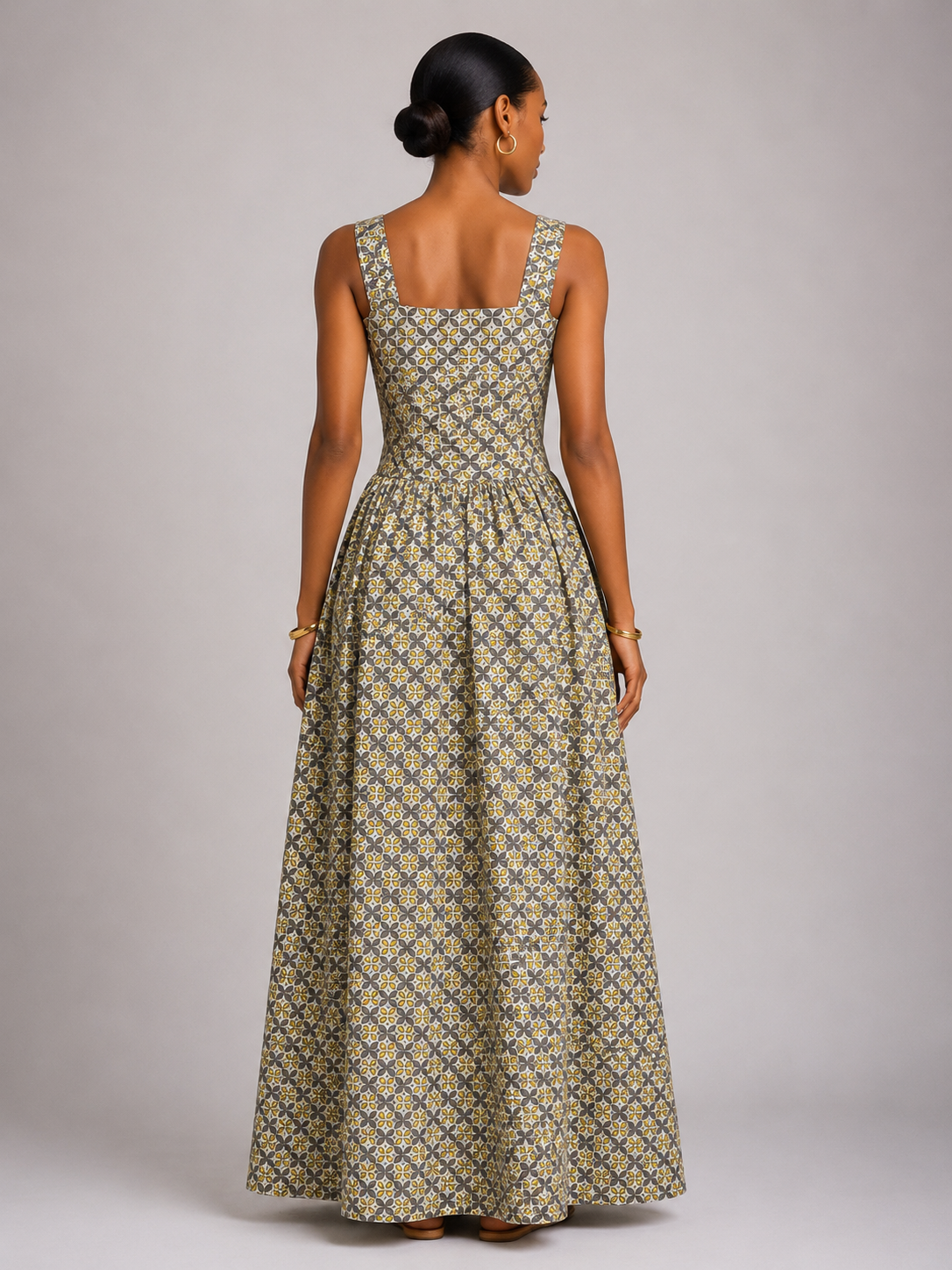 Amara Grace African Print Maxi Dress
