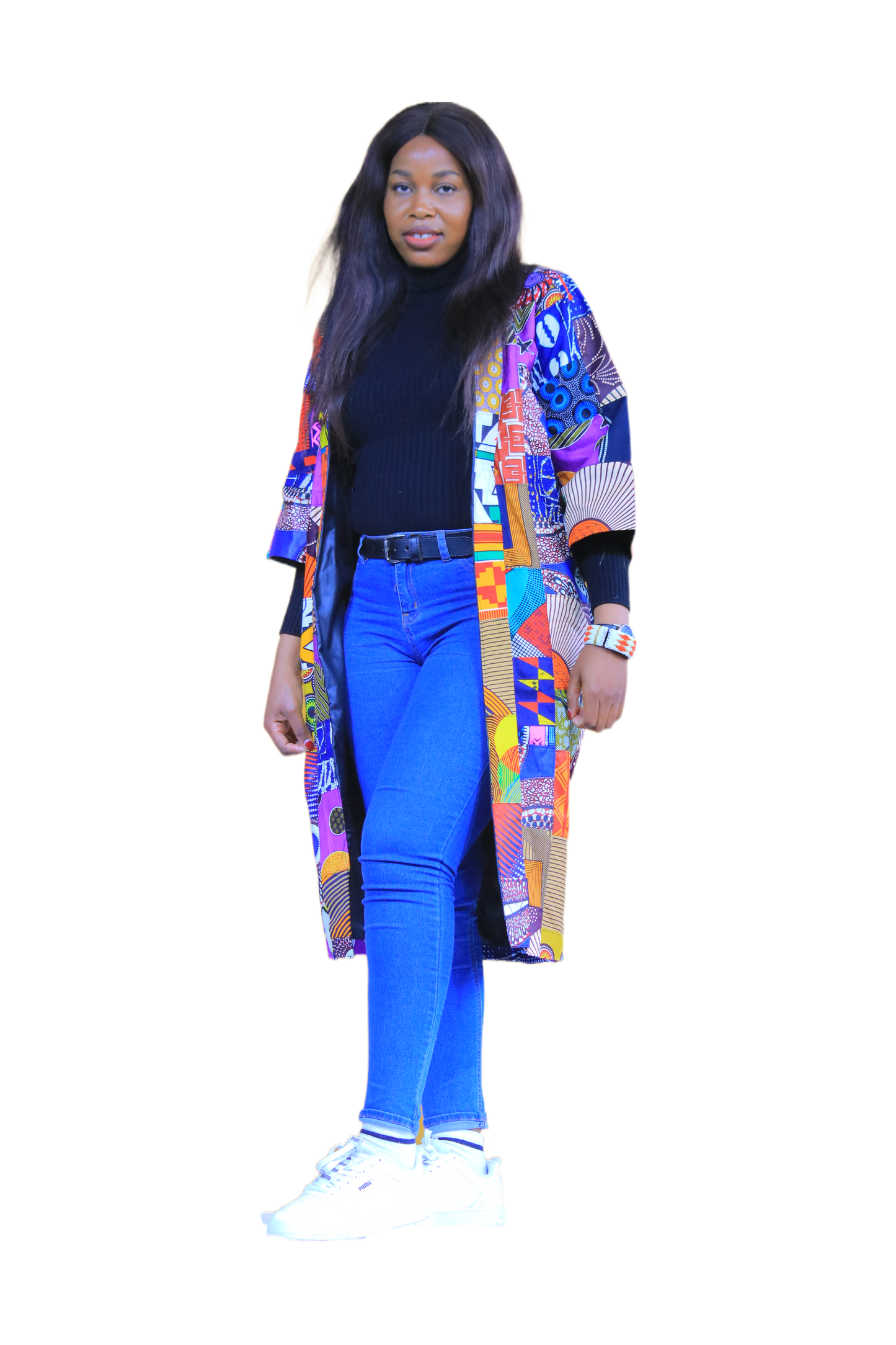 Patchwork Kimono Coat