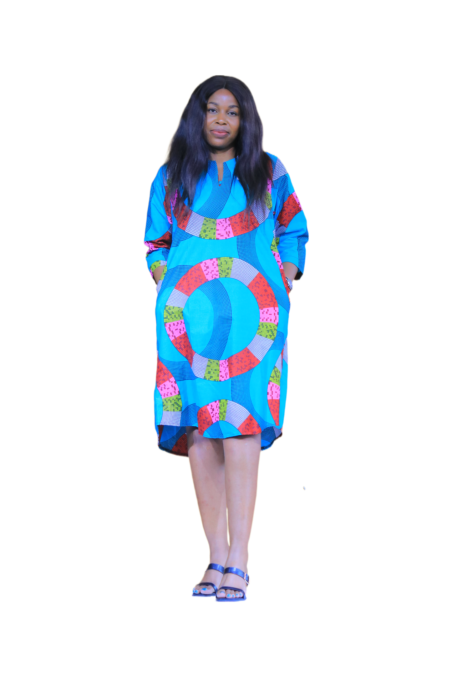 Royal Blue Hi-Low Dress