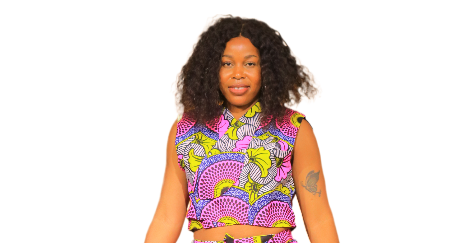 Ladies Sleeveless Crop Top and Wrap Pants set