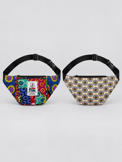 Patchwork Heritage African Print Waist Bag