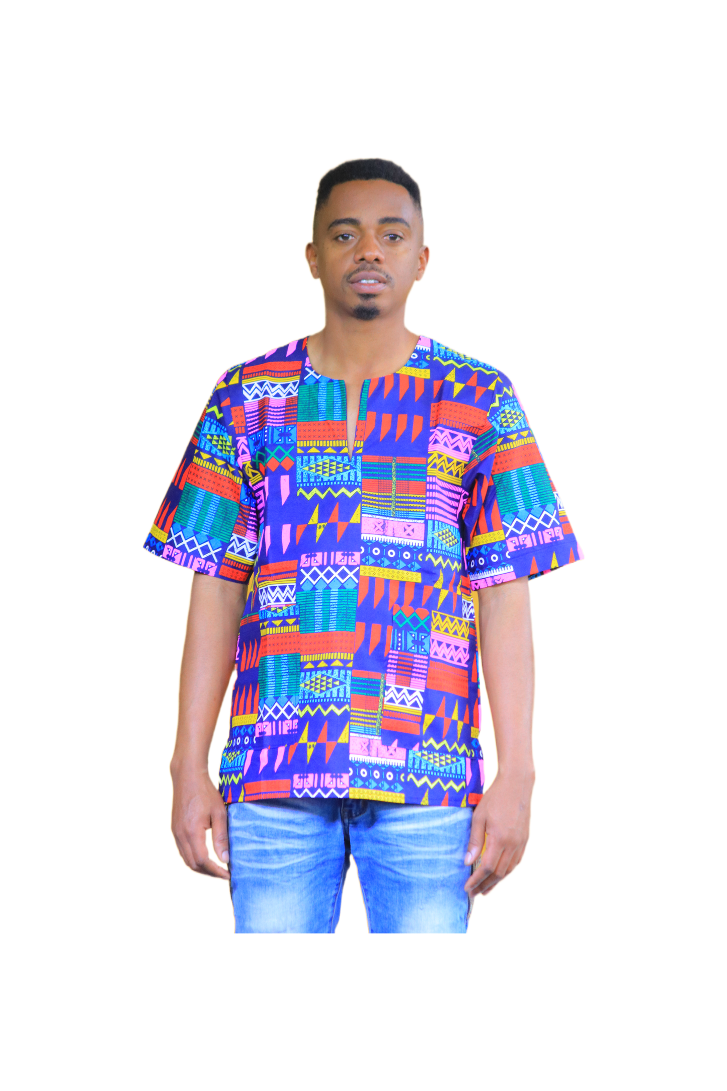 Royal Blue Adinkra T-Shirt