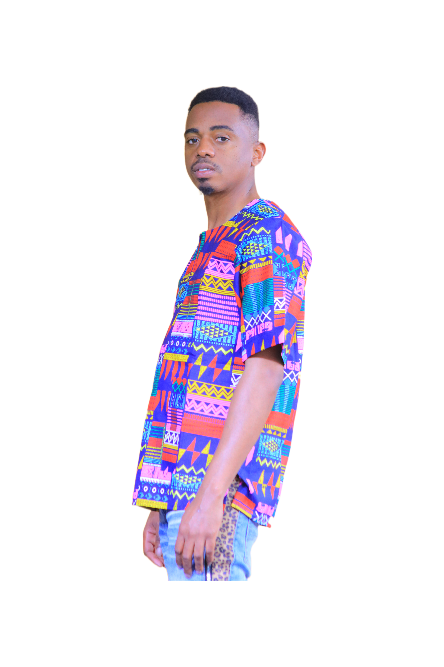 Royal Blue Adinkra T-Shirt