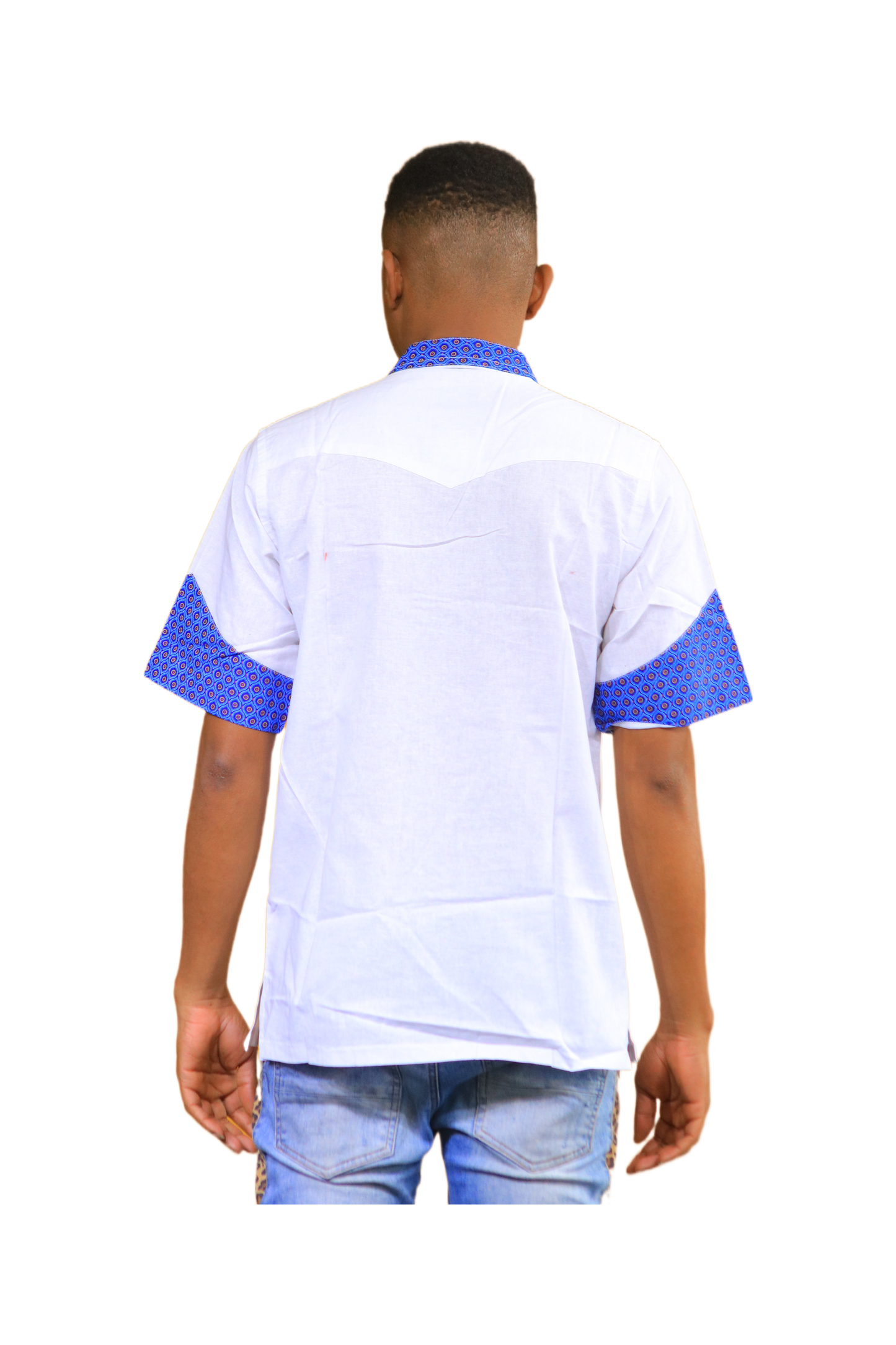 Men’s 3-Button Shweshwe Shirt
