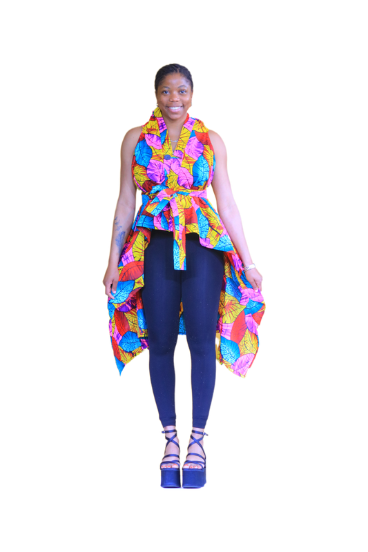 Bambino Ladies Square Dashiki Top