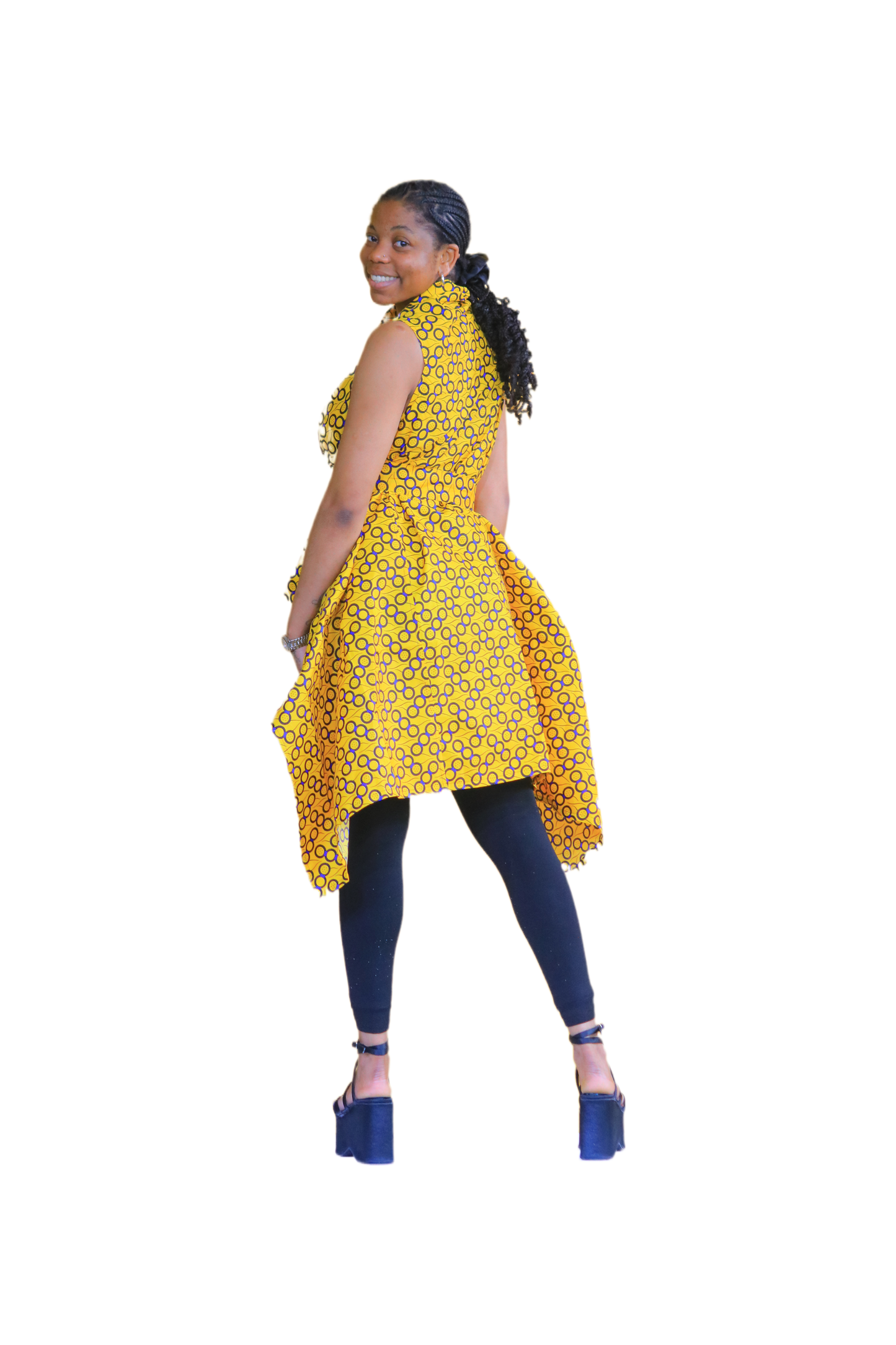 Bambino Ladies Square Dashiki Top