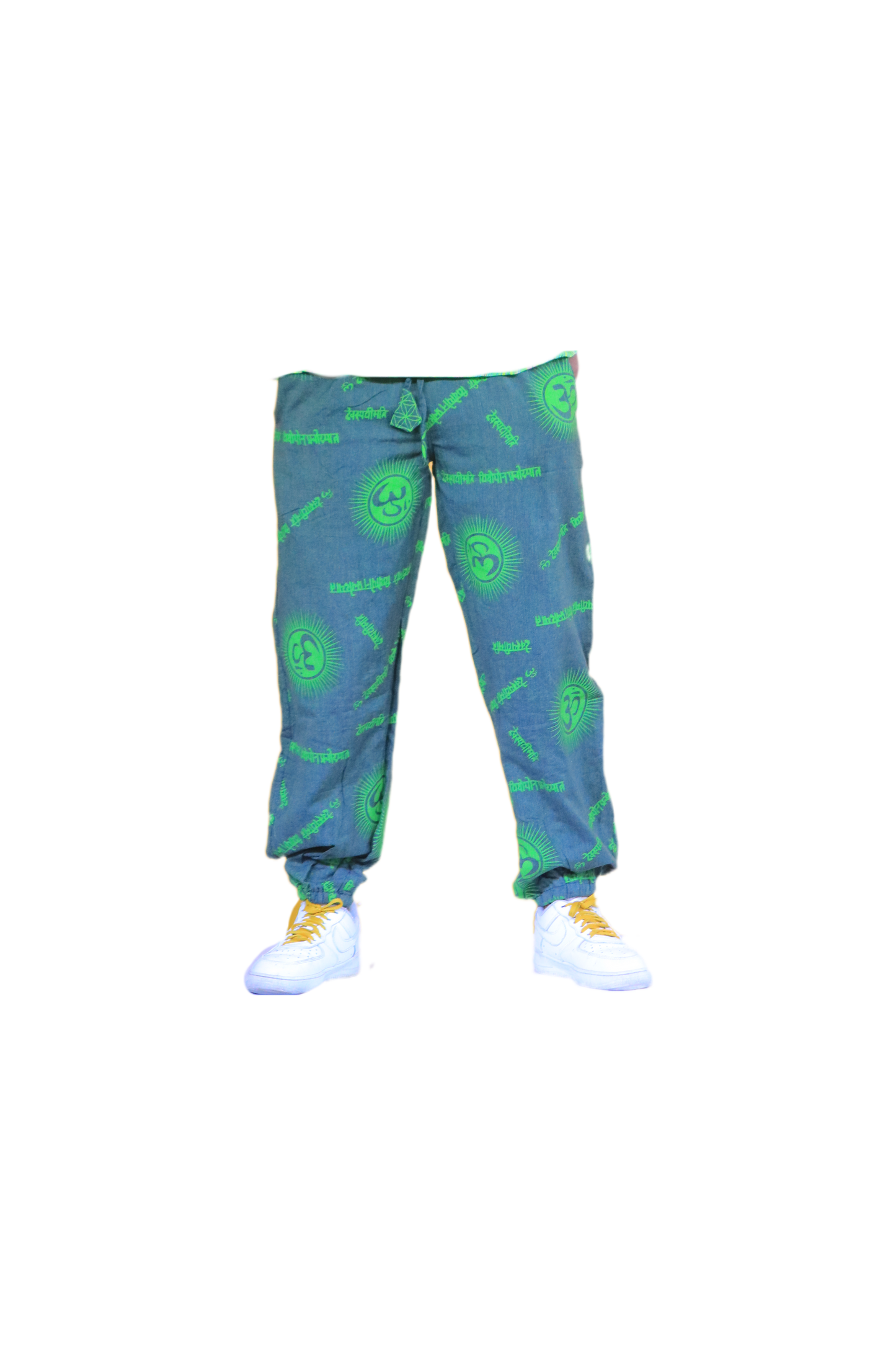 Green Stripe Top & Joggers Set