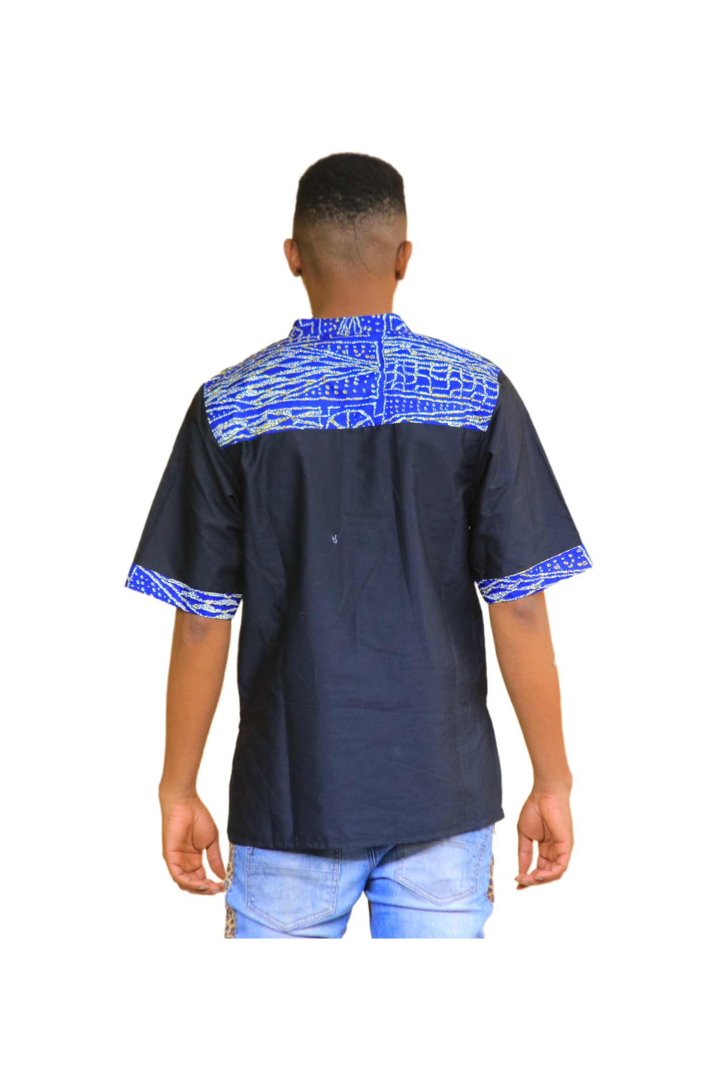 Men’s 3-Button Shweshwe Shirt