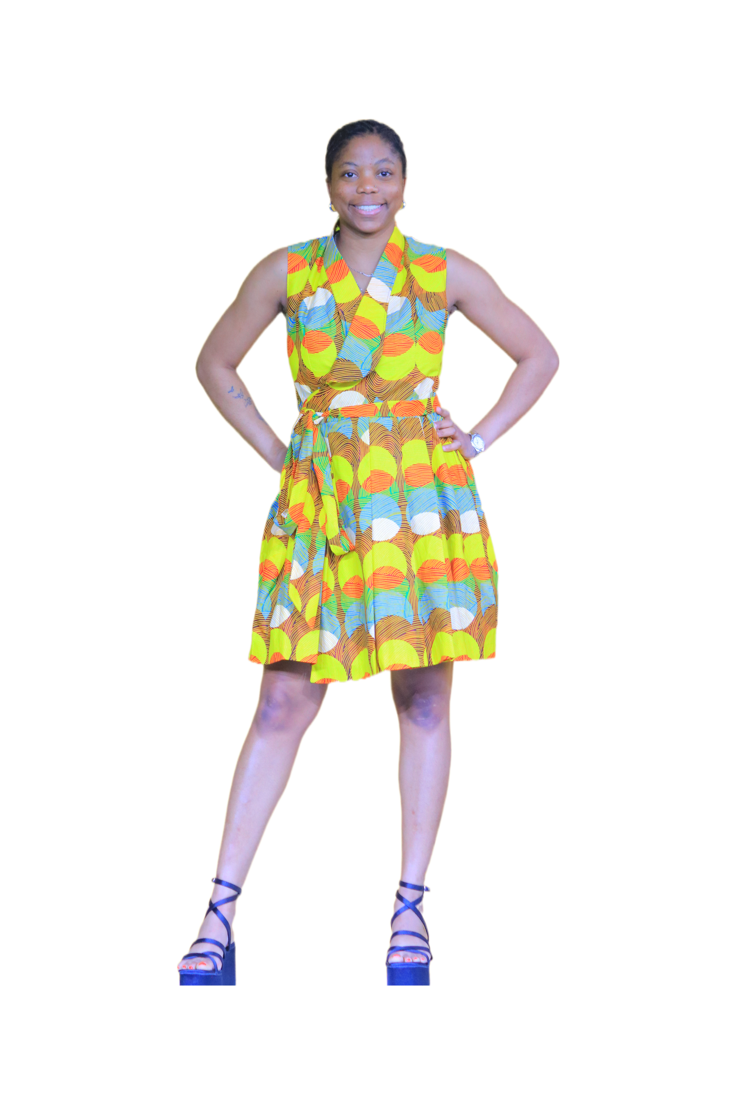 Ladies Nsia Sunburst Dress