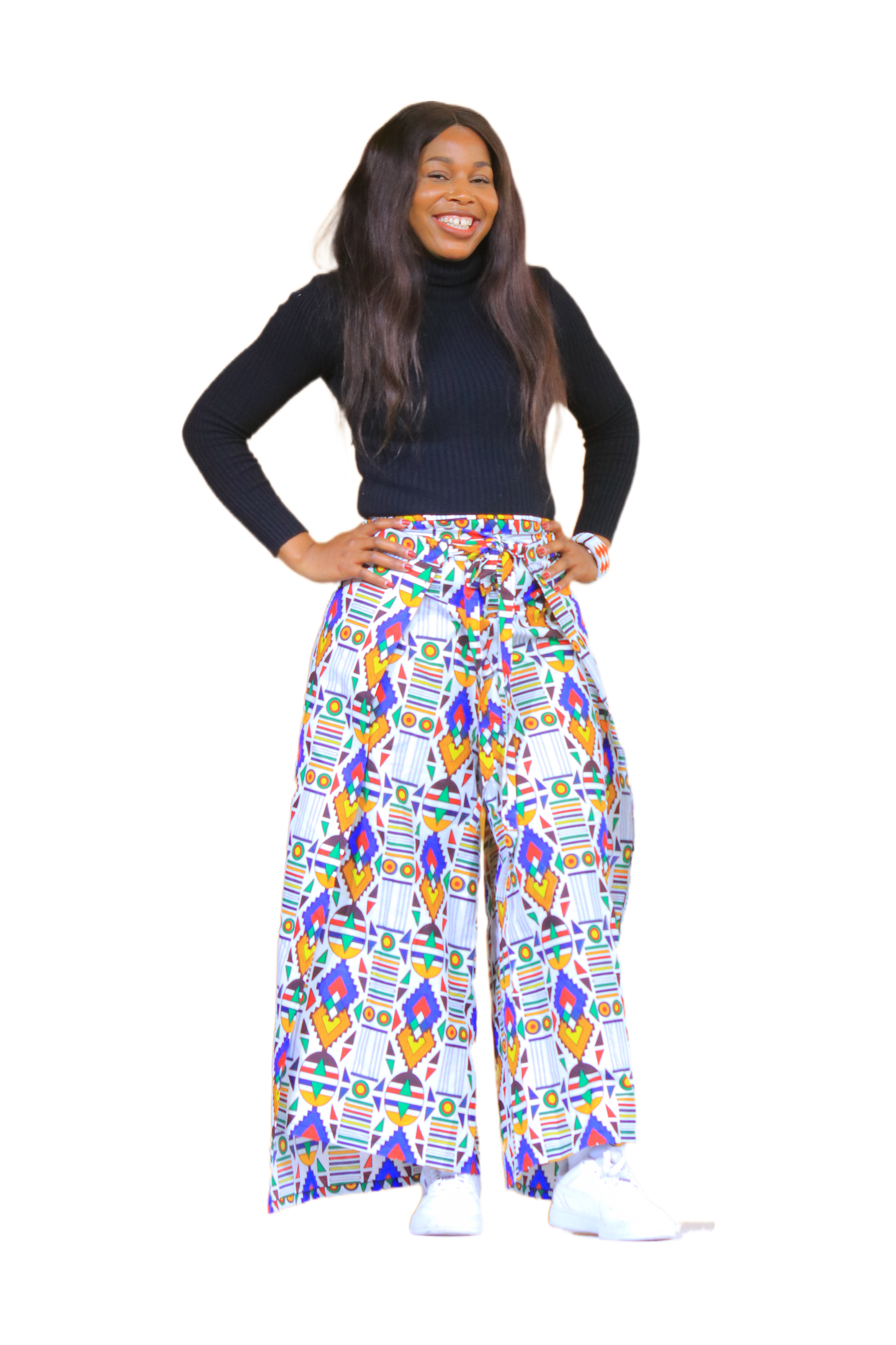 Women’s Tribal Print Wrapped Pants