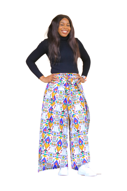Women’s Tribal Print Wrapped Pants