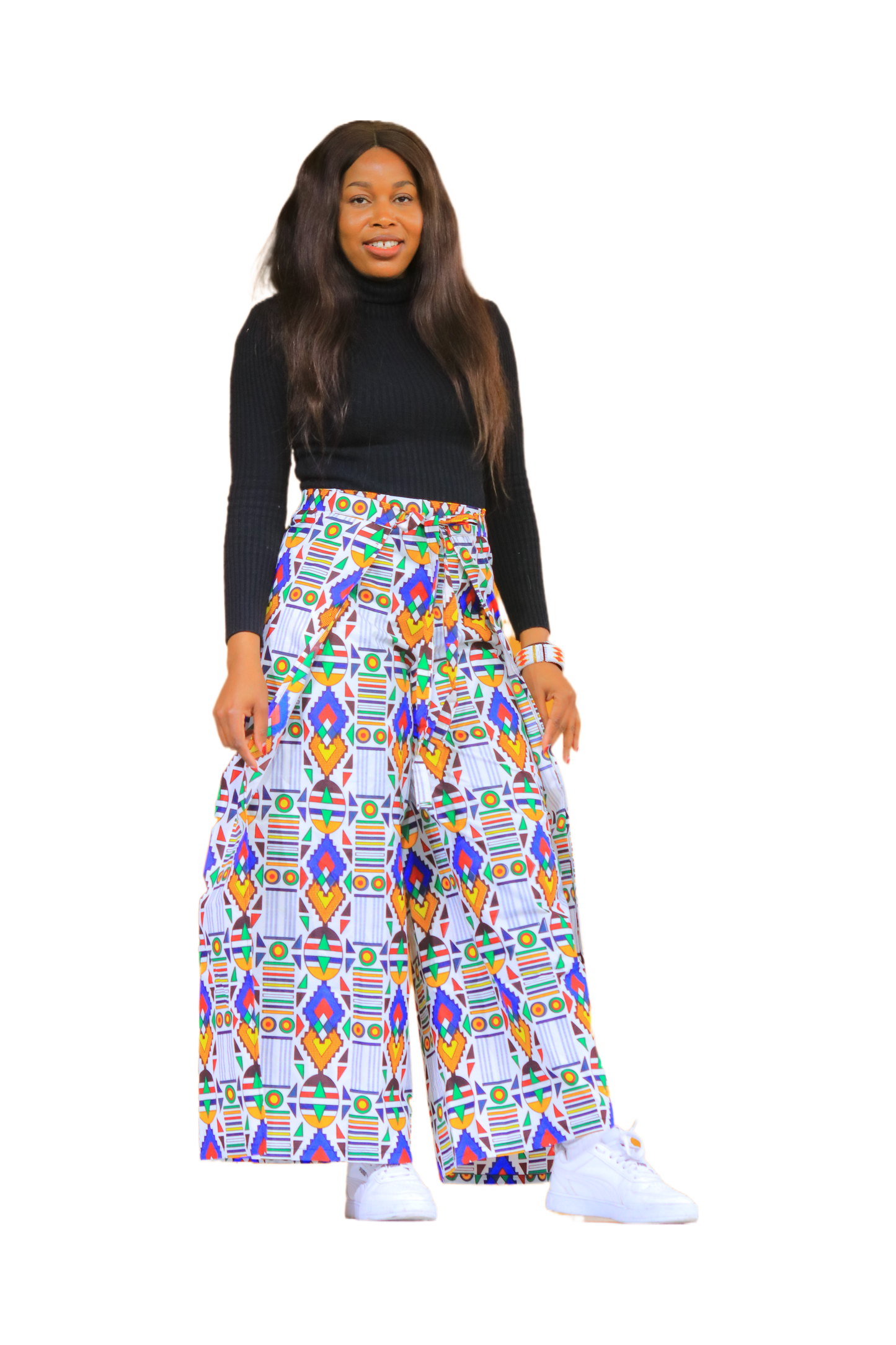Women’s Tribal Print Wrapped Pants