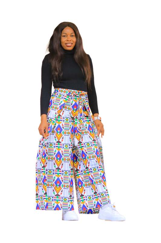 Women’s Tribal Print Wrapped Pants