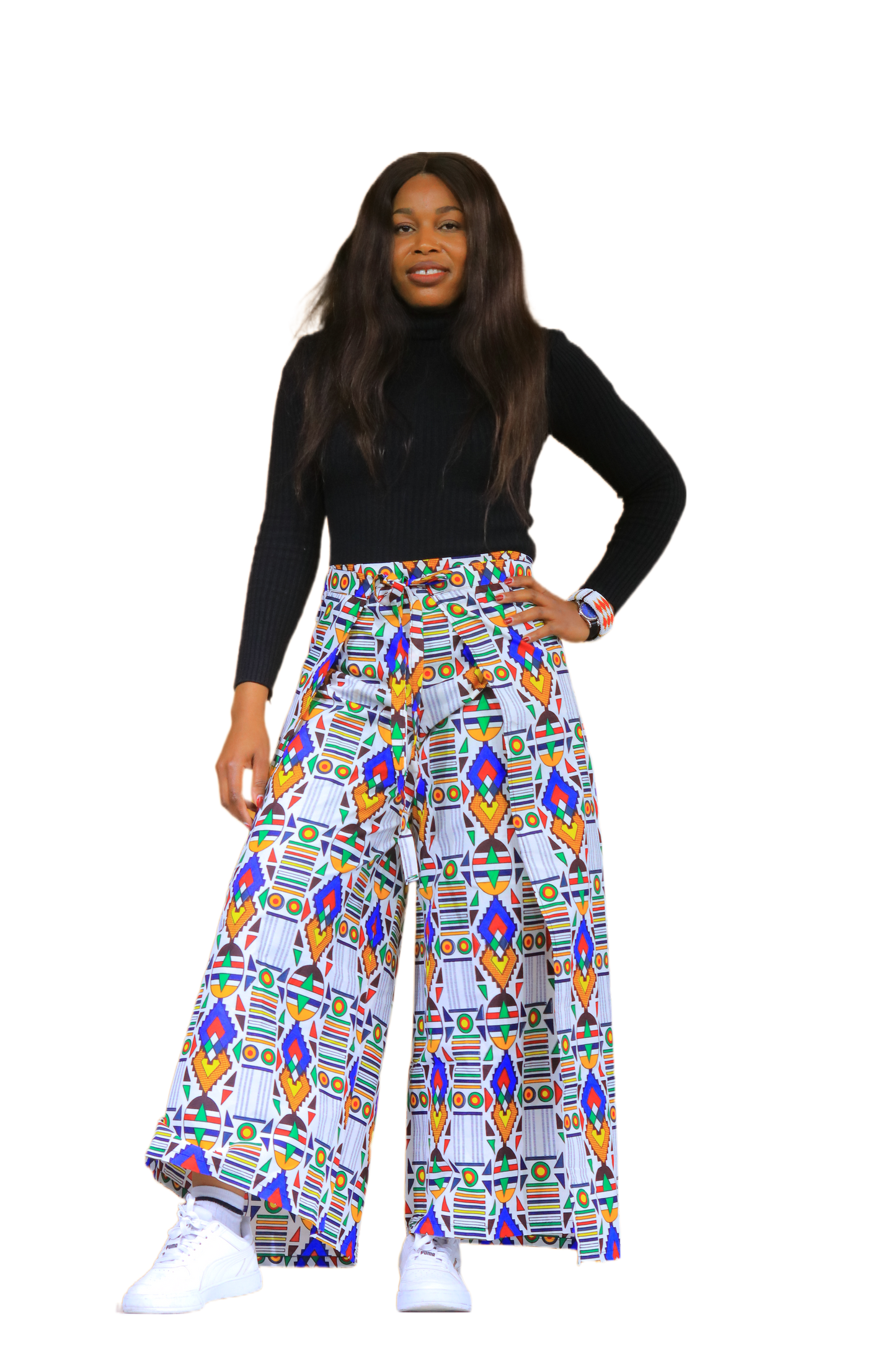 Women’s Tribal Print Wrapped Pants