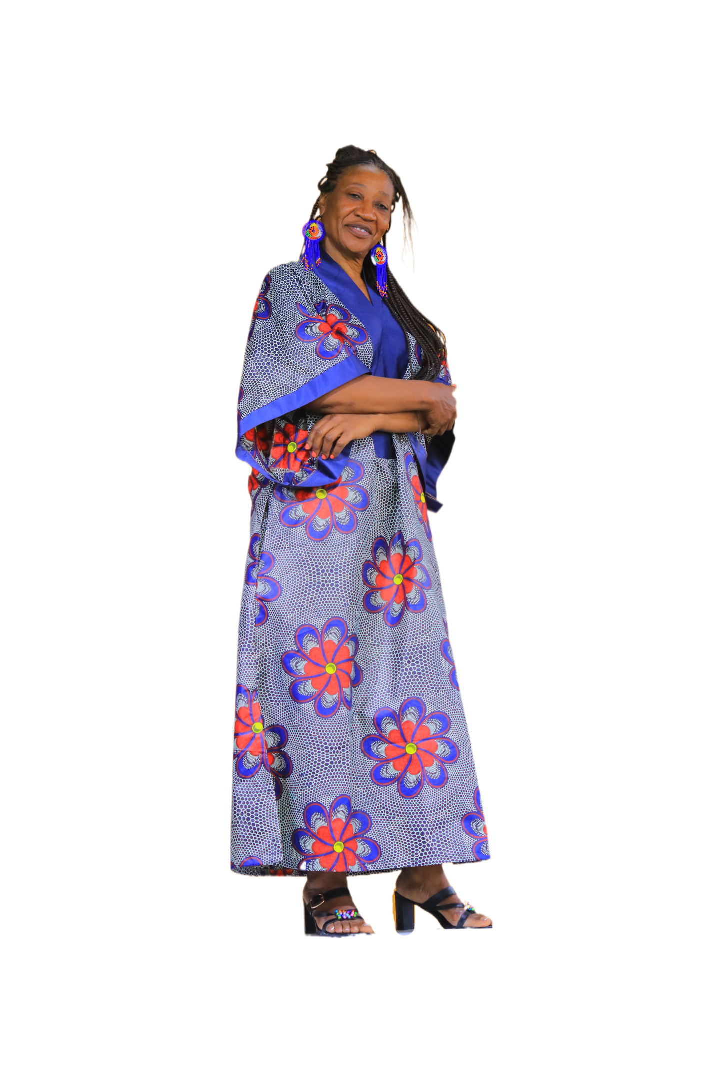 Floral Elegance Boubou