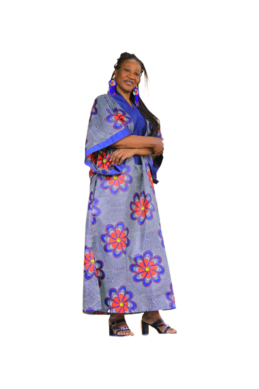 Floral Elegance Boubou