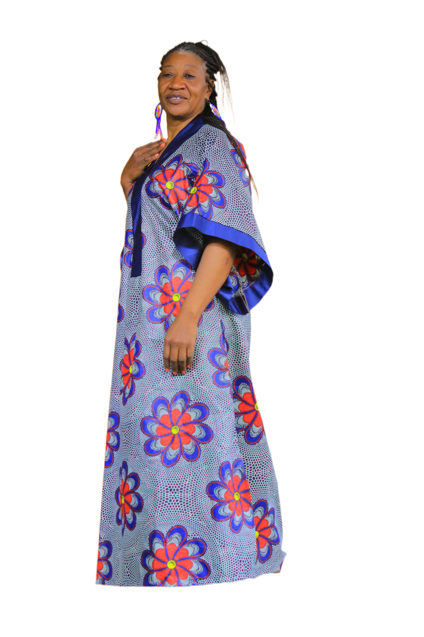 Floral Elegance Boubou