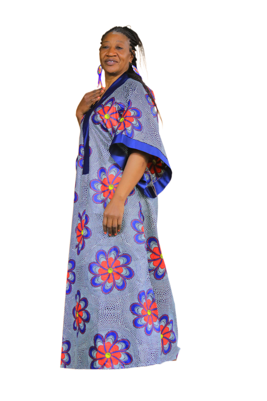 Floral Elegance Boubou