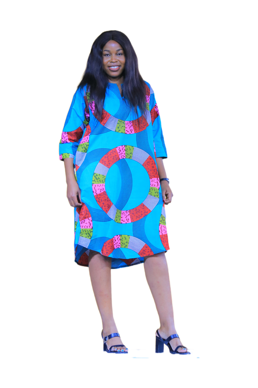 Royal Blue Hi-Low Dress