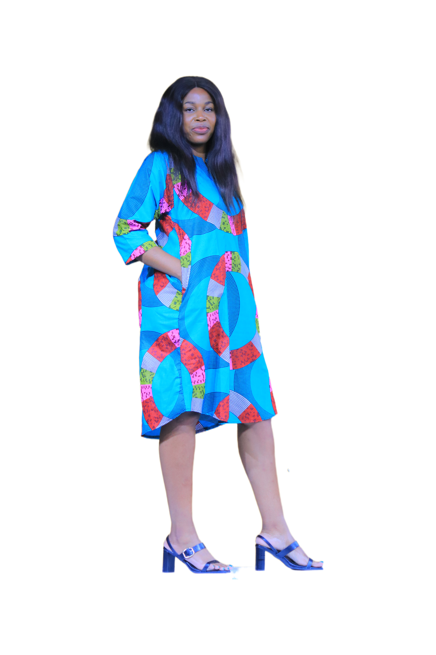 Royal Blue Hi-Low Dress