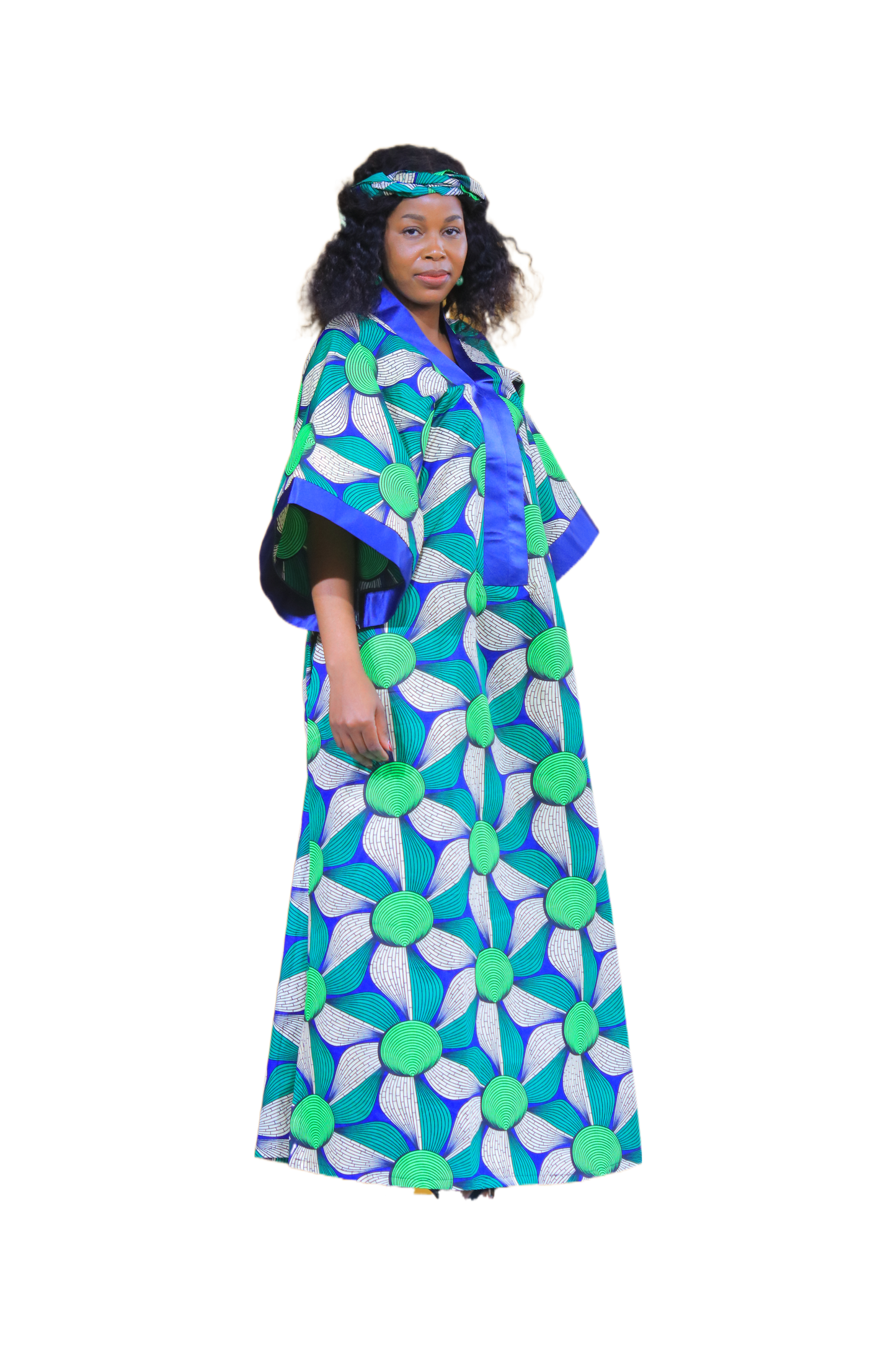 Emerald Boubou Long Dress