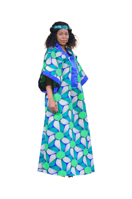 Emerald Boubou Long Dress