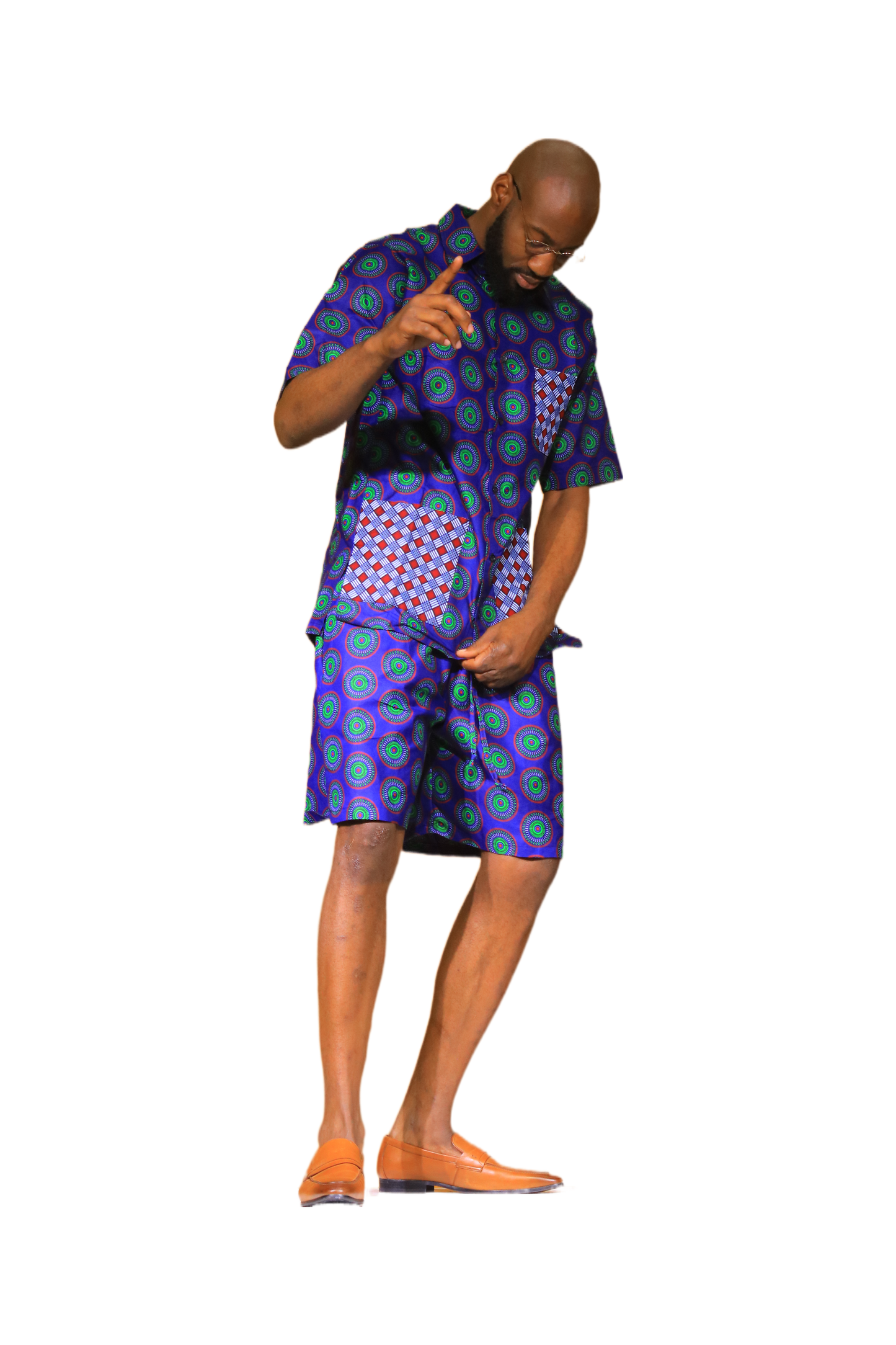 Men’s Short Sleeve Shirt & Summer Shorts Set