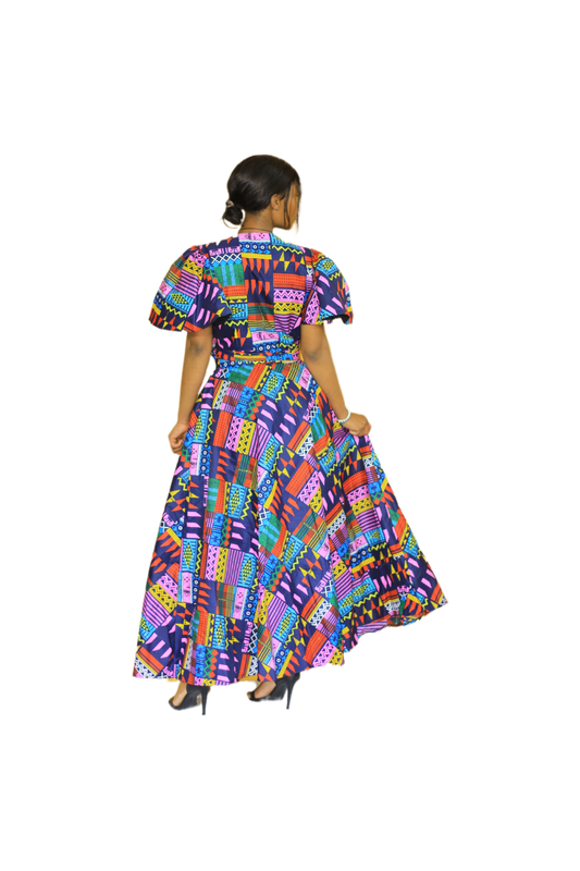 Wrapped Dress – Bold, Bright & Beautiful