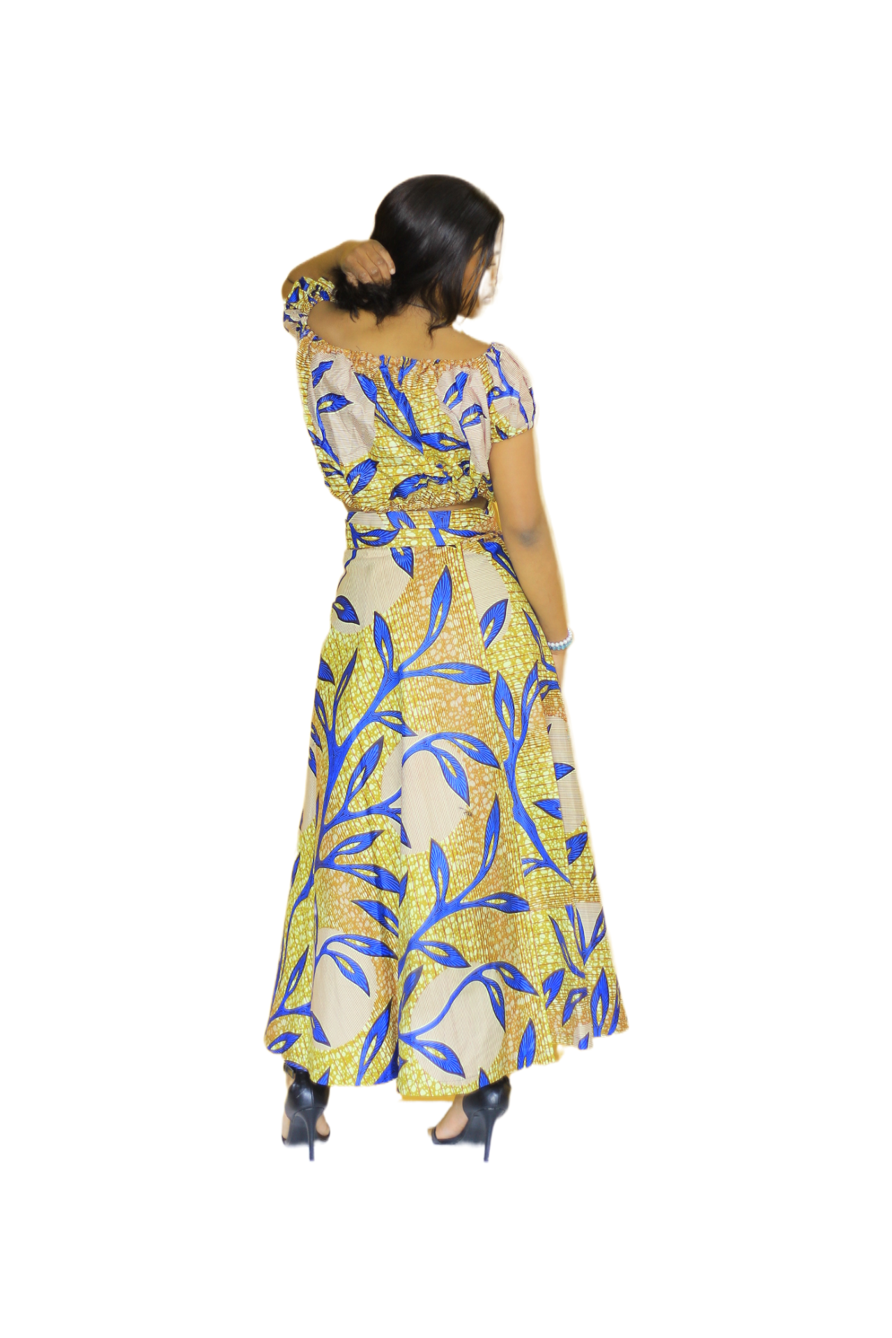 Leaf Print Skrit & Top Set