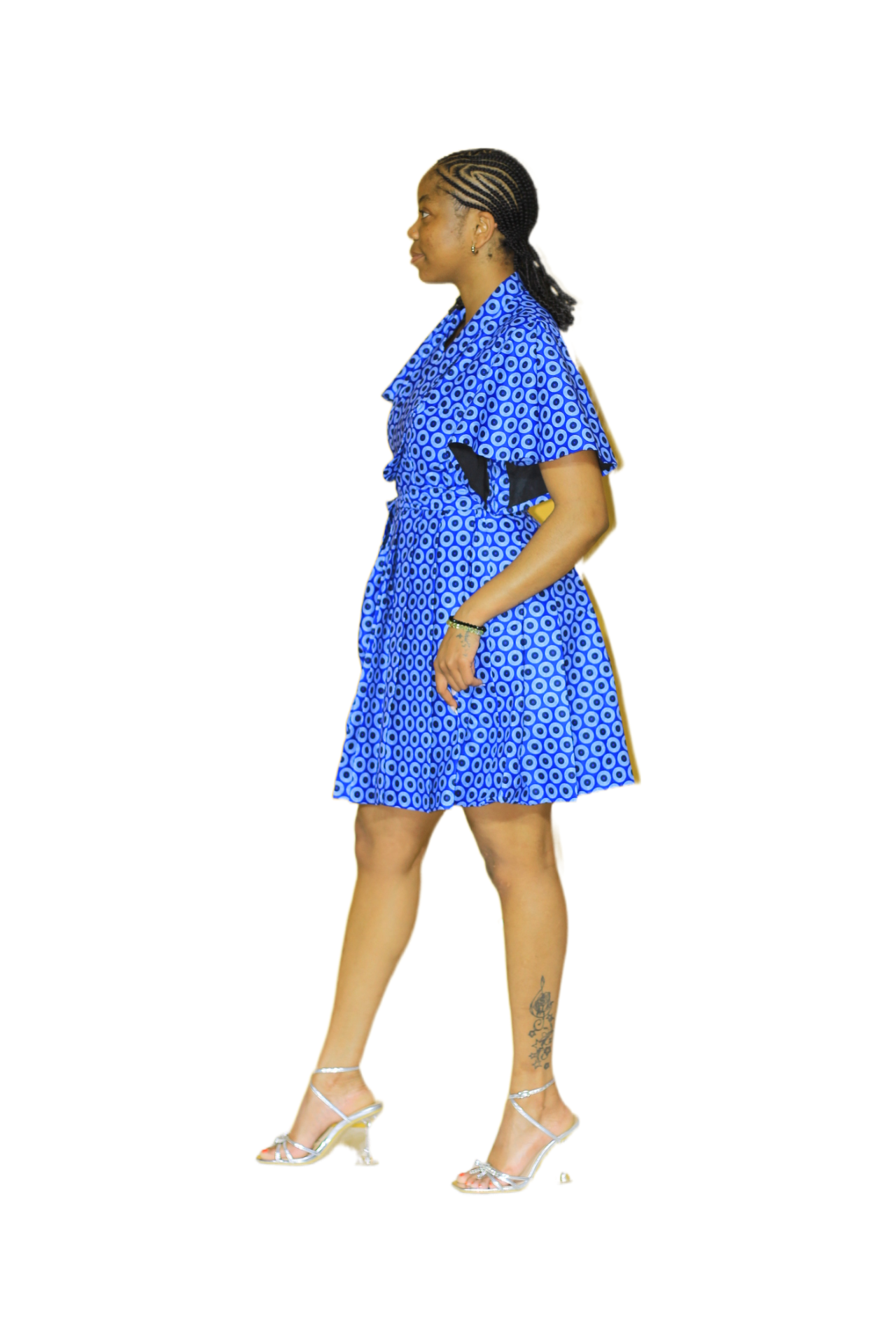 Bambino Trump Sleeve Short Dress