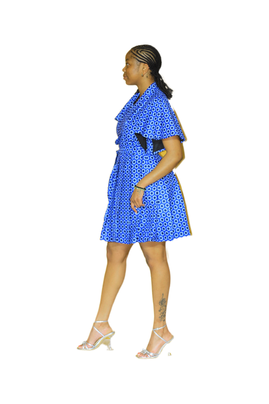 Bambino Trump Sleeve Short Dress