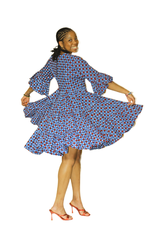 Blue Stripped Dress