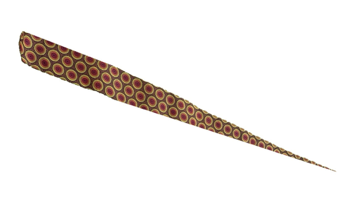 Burgundy Circle necktie individual studio image