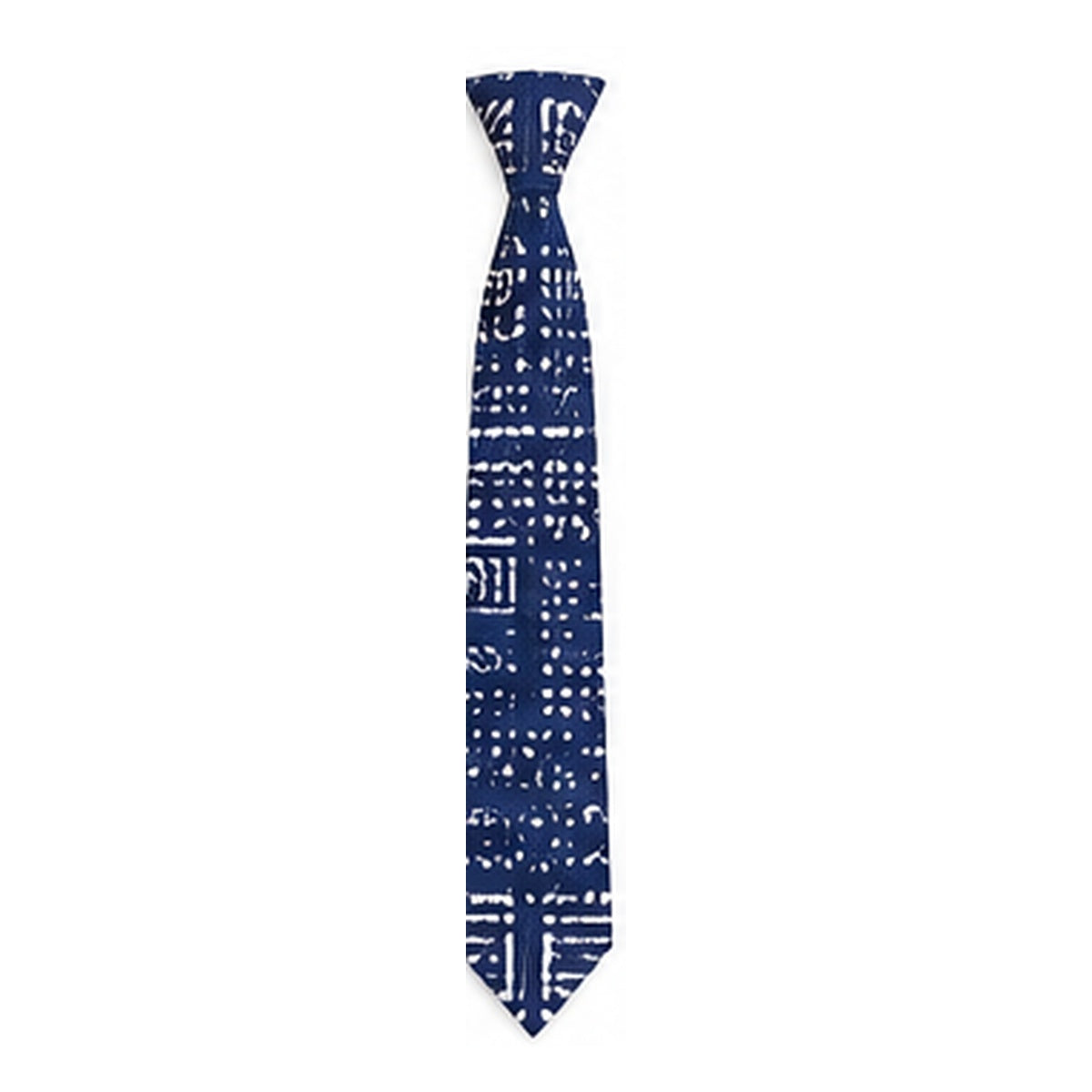 Indigo Linear necktie individual studio image