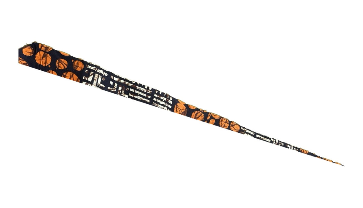 Orange Monochrome necktie individual studio image