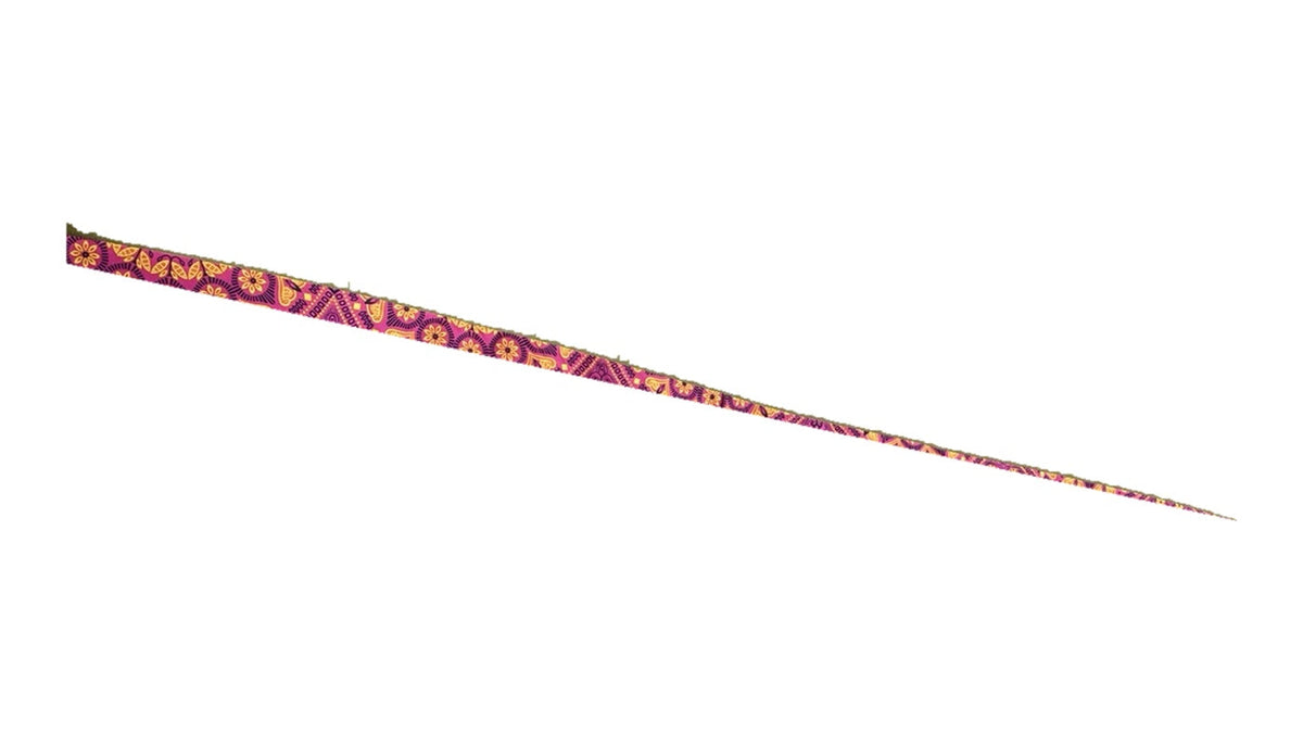 Purple Floral necktie individual studio image