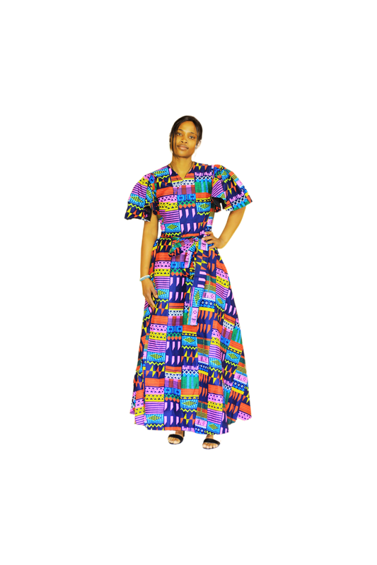 Wrapped Dress – Bold, Bright & Beautiful